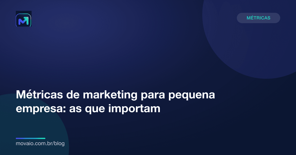 Capa do artigo: Métricas de marketing para pequena empresa: as que importam